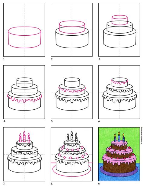 deviantart cake|How to Draw a Birthday Cake w/ Anastasia.